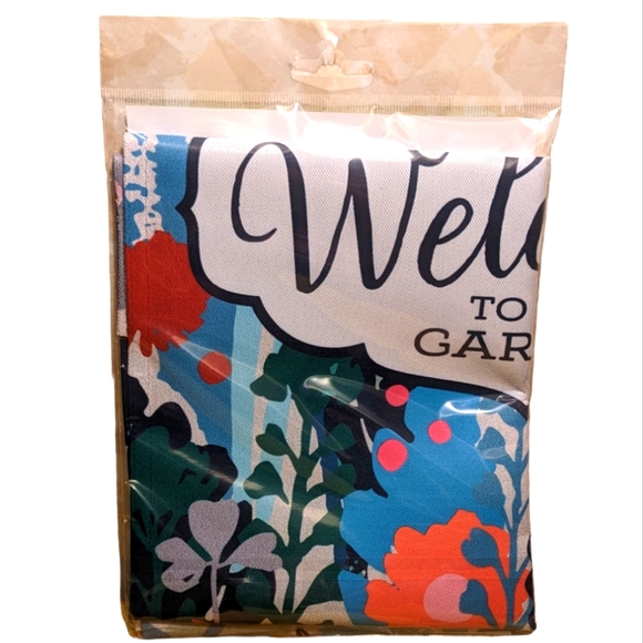 Wincraft Home Sweet Home & Welcome To My Garden 2 Sided Small Garden Flag - Picture 2 of 4